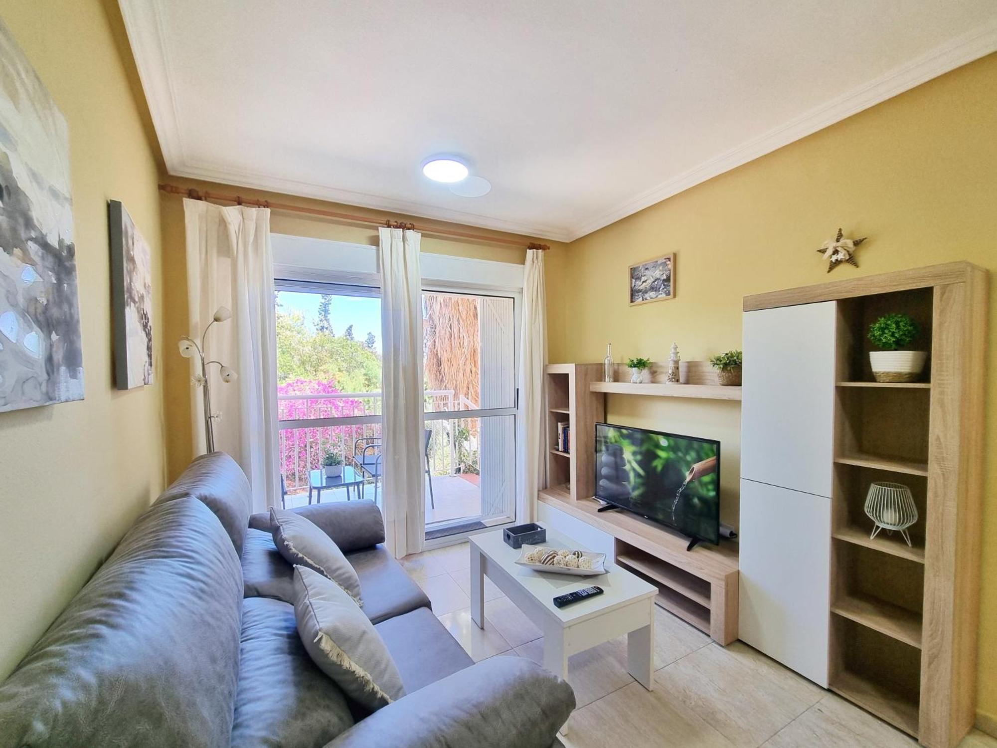 Apartamento Con Piscina, Wifi Y Jardin - By Aloha Palma Aguilas Bagian luar foto